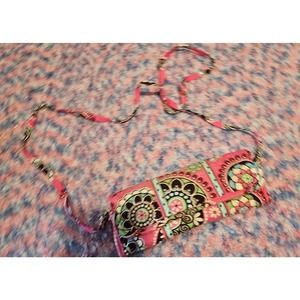 Vera Bradley pink cupcake tri-fold wallet